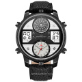 KAT WACH 720 Men Digital Quartz Movement Watch Leather Strap Sport WristWatches